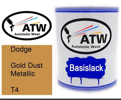 Dodge, Gold Dust Metallic, T4: 1L Lackdose, von ATW Autoteile West.